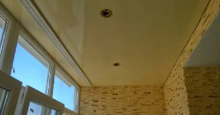 Натяжной потолок на балкон Сафоново, цена 6154 руб.
