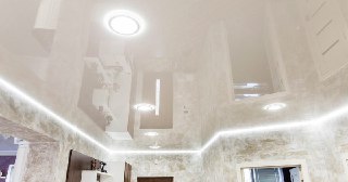 Натяжной ПВХ потолок Сафоново, цена от 2093 руб.
